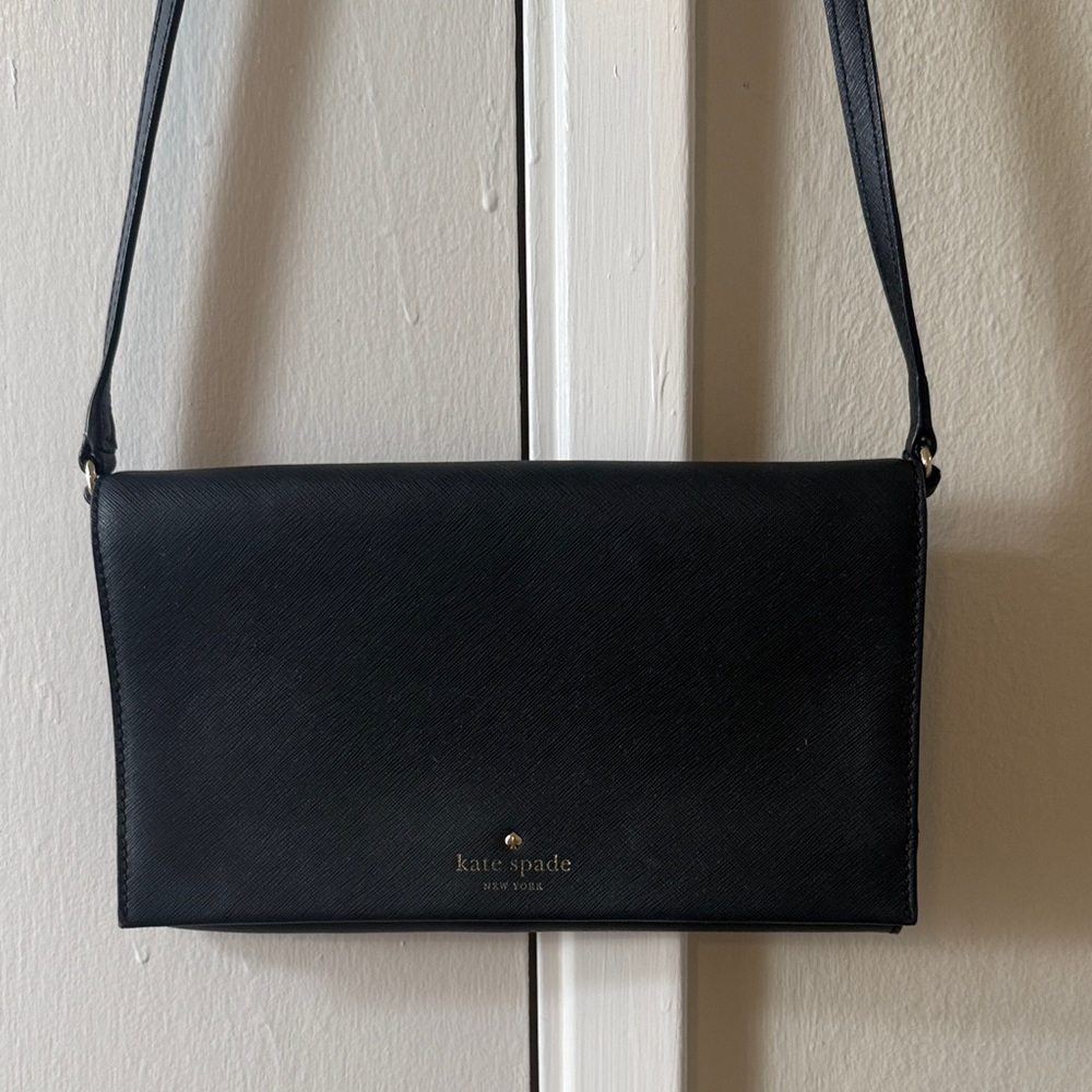 kate spade Black Crossbody Bag with removable strap